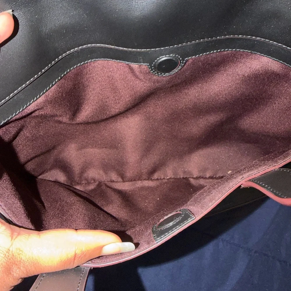 Coach Black Signature Canvas & Leather Brief Bag - Picture 5 of 7